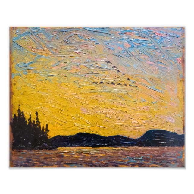 Round Lake Mud Bay | Tom Thomson | Fototryck (Framsidan)