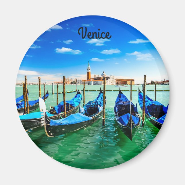 Round Magnet Venedig-Italien (Framsidan)