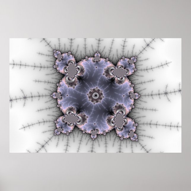 Round Mandelbrot - Fractal Poster (Framsidan)