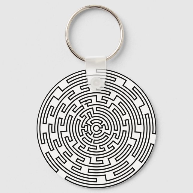 Round Maze Nyckelring (Framsida)