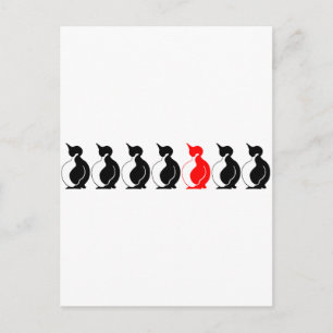 Round Penguin-gruppen Vykort