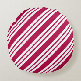Round Peppermint jul Candy Helgdag Pillow Rund Kudde