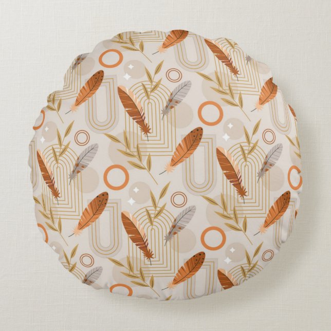Round Pillow Design  Rund Kudde (Framsidan)