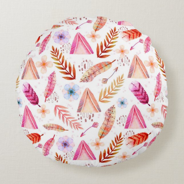 Round Pillow Design  Rund Kudde (Framsidan)