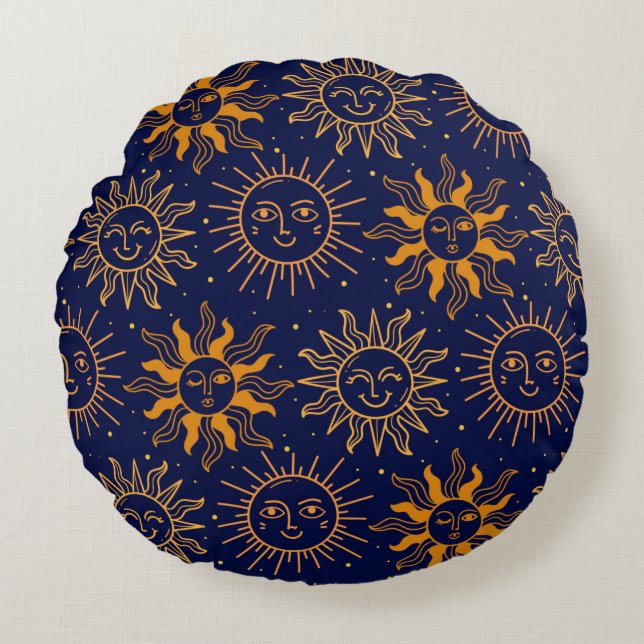 Round Pillow design  Rund Kudde (Framsidan)