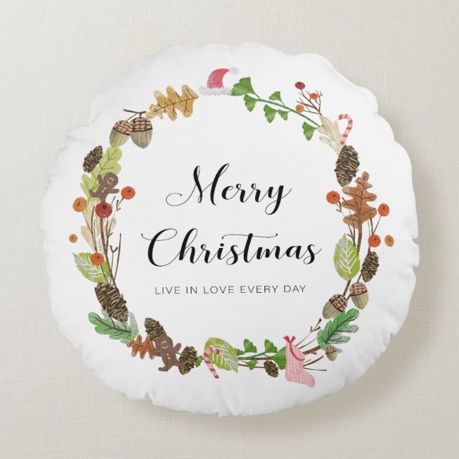 Round Pillow Rund Kudde (Framsidan)
