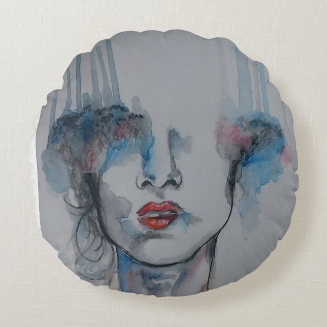 Round Pillow Rund Kudde (Framsidan)