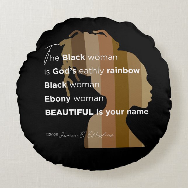 Round Pillow Rund Kudde (Framsidan)