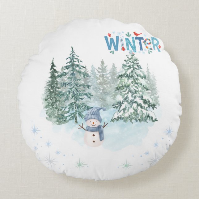 Round Pillow Rund Kudde (Framsidan)