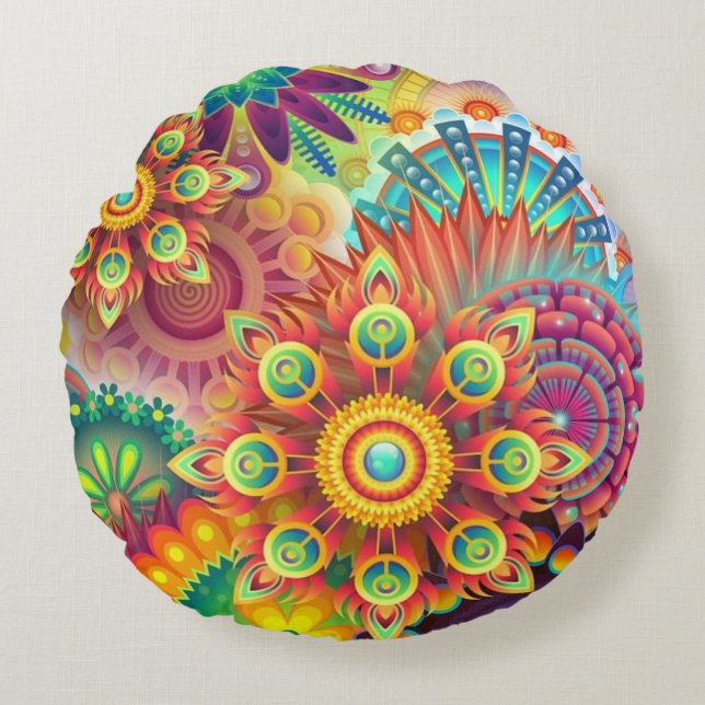 Round Pillow Rund Kudde (Framsidan)