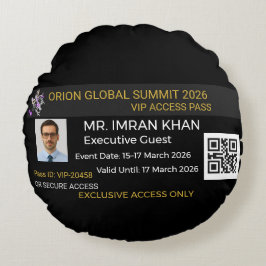 Round Pillows | Floral | Birthday | Custom Rund Kudde