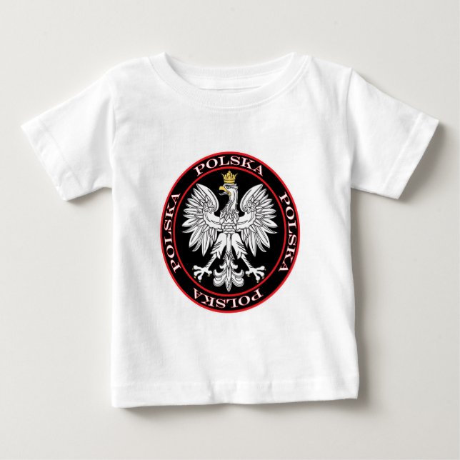 Round Polska Eagle T Shirt (Framsida)