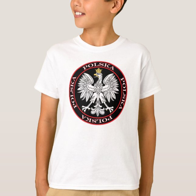 Round Polska Eagle Tröja (Framsida)