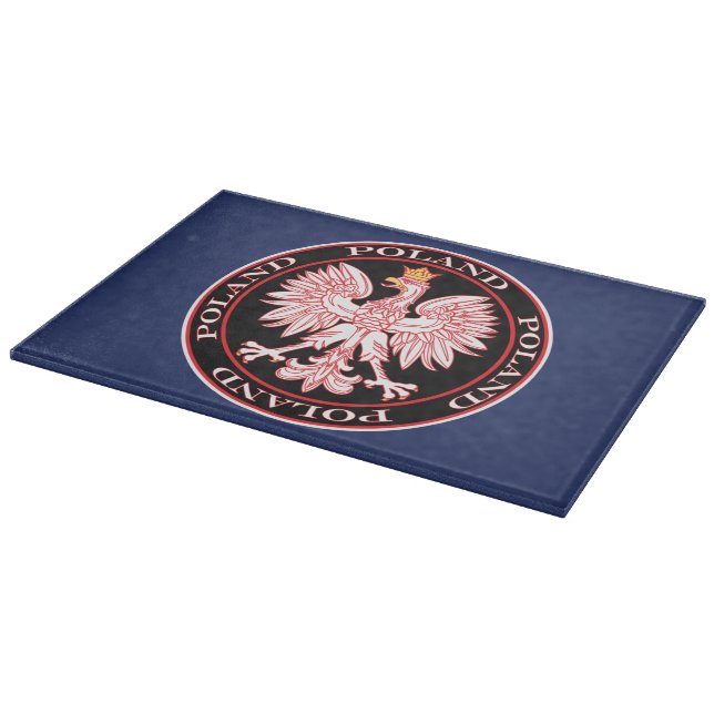 Round Red Poland Eagle (Hörn)