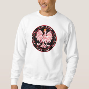 Round Red Poland Eagle Sweatshirt