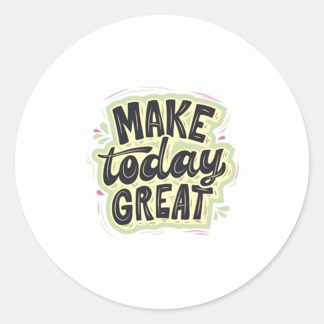 Round sticker runt klistermärke (Framsida)