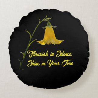 Round Throw Pillow 16" – Flowers for the Soul Rund Kudde