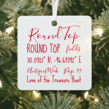 Round Top Texas Antiques Week Ornament