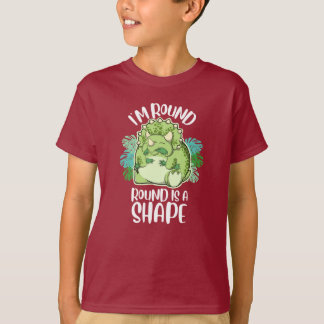 Round Triceratops T Shirt