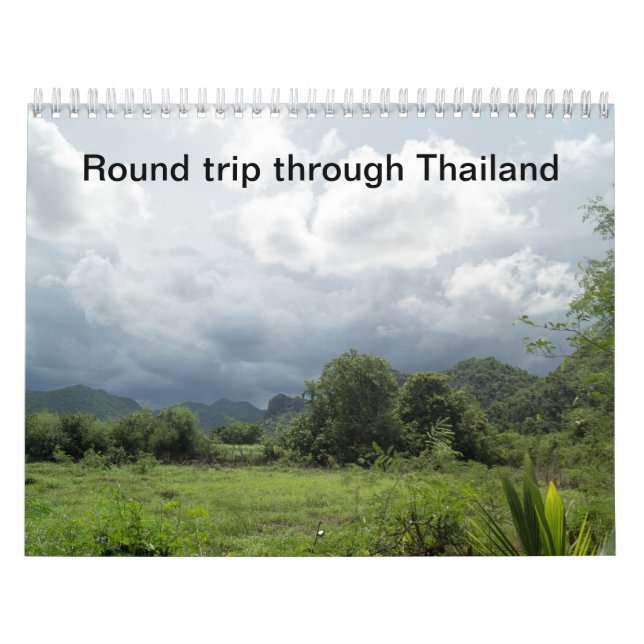 Round trip through Thailand Kalender (Omslag)