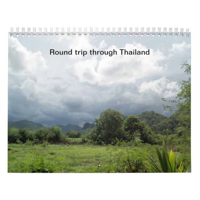 Round trip trough Thailand Kalender (Omslag)