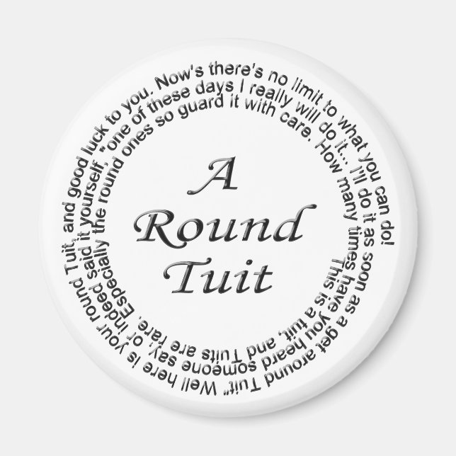 Round Tuit Magnet (Framsidan)