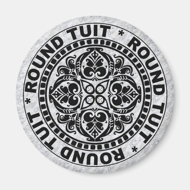 ROUND TUIT MAGNET (Framsidan)