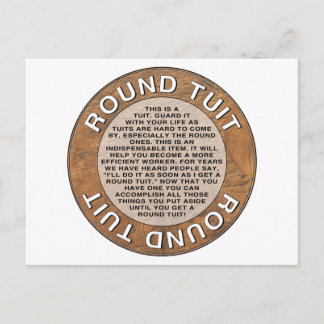 Round Tuit Vykort