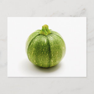 Round zucchini vykort