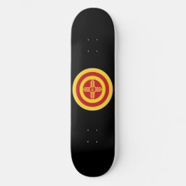 Roundel av Albuquerque Skateboard Bräda 21,5 Cm