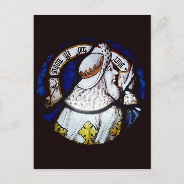 Roundel av profeten Isaiah Vykort (Framsida)