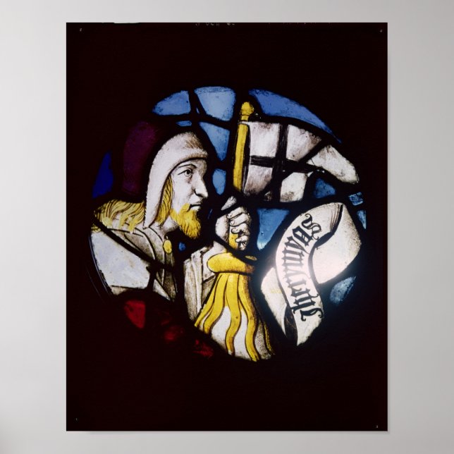 Roundel av profeten Jeremiah, 1500-talet Poster (Framsidan)