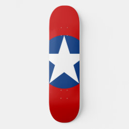 Roundel de Chile Mini Skateboard Bräda 18,5 Cm