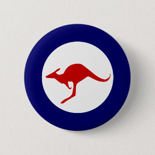 Roundel för flyg för Australien känguru militä Knapp