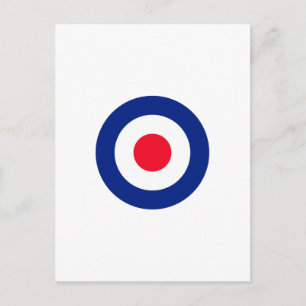Roundel-målsymbolgrafik Vykort