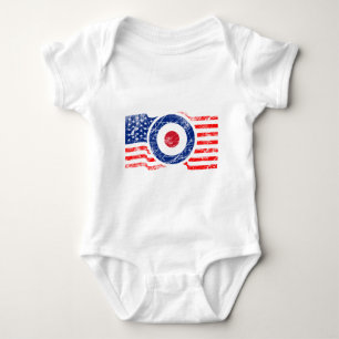 Roundel Mod USA Target Scooter T-shirt