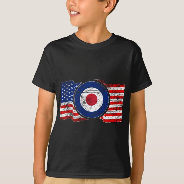 Roundel Mod USA Target Scooter Tee (Framsida)
