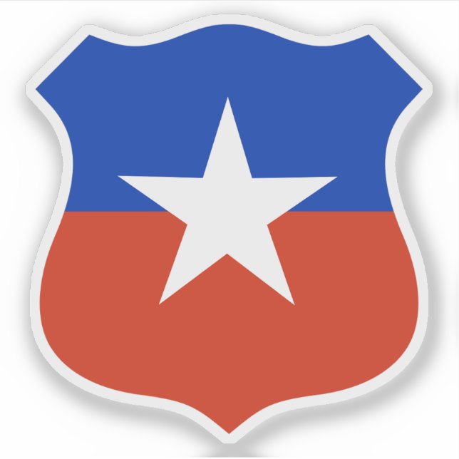 Roundel of Chile Klistermärken (Framsida)