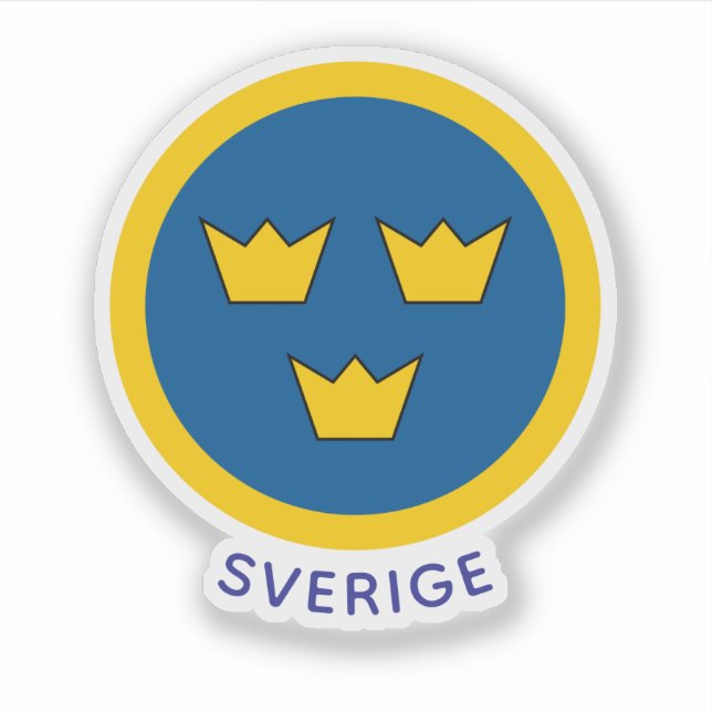 Roundel of Sweden Klistermärken (Framsida)