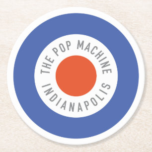 Roundel Party Underlägg Papper Rund