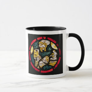 Roundel som visar annunciationen till shepherds mugg