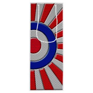 Roundel Sunburst design i Carbon Fiber Stil
