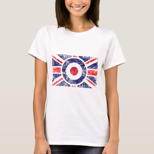 Roundel Target Mods UK Target Union Jack Tee Shirt (Framsida)