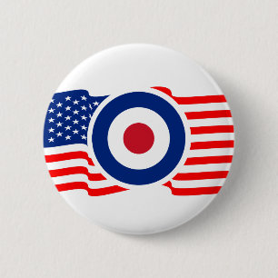 Roundel USA uppsätta som mål grafiskt Knapp