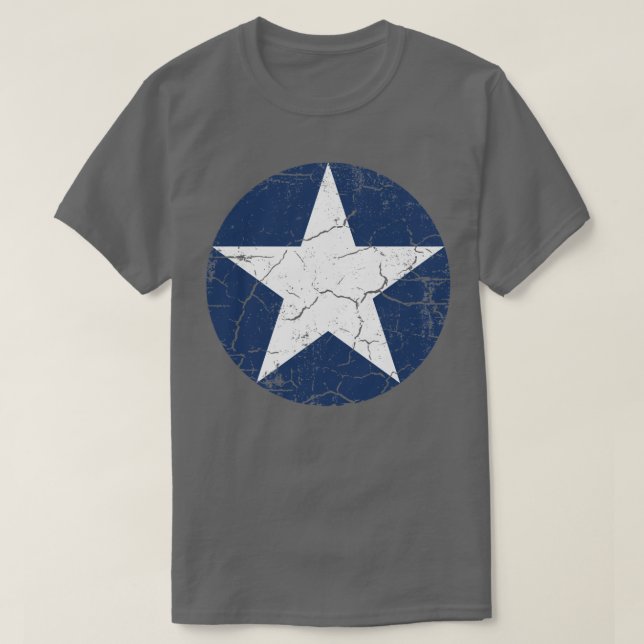 Roundel USAAC USAF WW2 T Shirt (Design framsida)