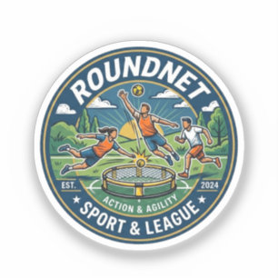 Roundnet är en sport som spelas med en liten studs klistermärken