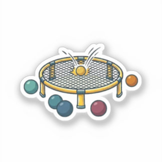 Roundnet Klistermärken