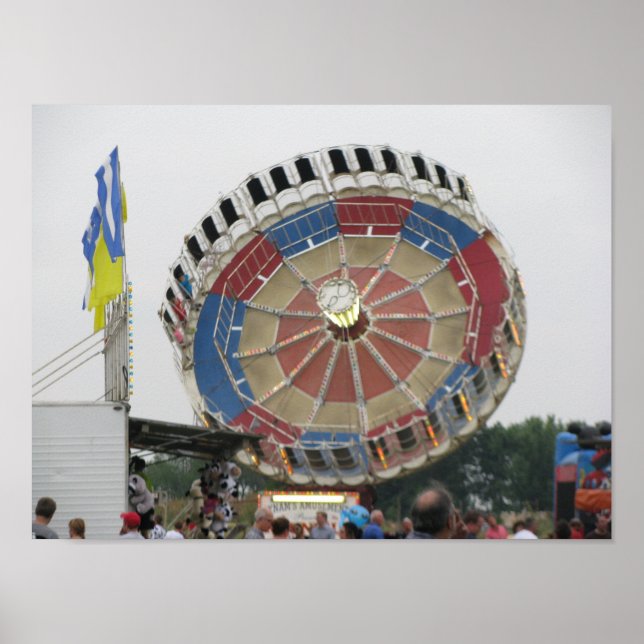 Roundup Amusement Park Ride Poster (Framsidan)