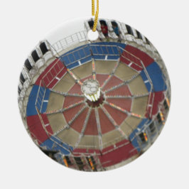 Roundupen Amusment parkerar ritt Julgransprydnad Keramik