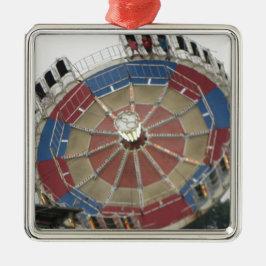 Roundupen Amusment parkerar ritt Julgransprydnad Metall